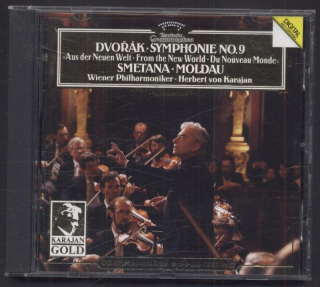 Dvořák, Smetana, Wiener Philharmoniker, Herbert von Karajan - Dvořák: Symphonie No. 9 »Aus Der Neuen Welt = From The New World = Du Nouveau Monde« / Smetana: Moldau (CD)