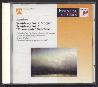 Franz Schubert, Philadelphia Orchestra, Eugene Ormandz, Columbia Symphony Orchestra, Bruno Walter, Cleveland Orchestra, George Szell - Symphony No. 4 "Tragic", Symphony No. 5, "Rosamunde" Overture (CD)