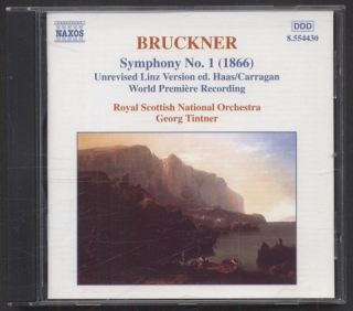 Bruckner - Royal Scottish National Orchestra, Georg Tintner - Symphony No. 1 (1866) (Unrevised Linz Version Ed. Haas/Carragan) (CD)