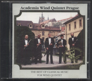 Academia Wind Quintet Prague: Jiří Maršálek, Otto Trnka, Petr Doněk, František Pok, Josef Janda - The Best of Classical Music For Wind Quintet (CD)