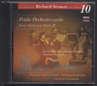 Richard Strauss - Karl-Heinz Steffens, Bamberger Symphoniker, Karl Anton Rickenbacher, Sebastian Hess, Münchener Kammerorchester - Frühe Orchesterwerke - Early Orchester Works II (CD)