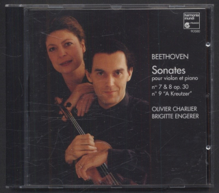 Beethoven, Olivier Charlier, Brigitte Engerer - Sonates Pour Violon Et Piano N°7 & 8 Op.30 , N°9 "A Kreutzer" (CD)