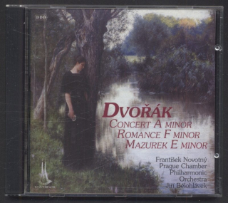 Antonín Dvořák, František. Novotný, Pražská komorní filharmonie, Jiří Bělohlávek  - Koncert A moll, Romance F moll, Mazurek E moll (CD)