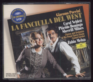 Giacomo Puccini - Neblett / Domingo / Milnes / Chorus And Orchestra Of The Royal Opera House Covent Garden / Zubin Mehta - La Fanciulla Del West (2CD)