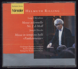 Luigi Cherubini / Joseph Haydn - Helmuth Rilling, Gächinger Kantorei Stuttgart, Bach-Collegium Stuttgart, Stuttgarter Kammerorchester - Messe Solennelle Nr.2 D-Moll / Missa In Tempore Belli "Paukenmesse" (2CD)