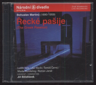 Bohuslav Martinů, Vele / Vacík / Černý / Hundeling / Janál, Jiří Bělohlávek - Řecké pašije (2CD)