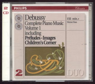 Werner Haas - Debussy - The Complete Piano Music, Vol. 1 (2CD)