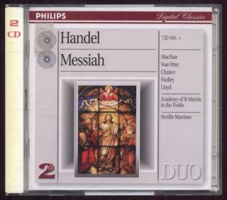 George Frideric Handel, The Academy Of St. Martin-in-the-Fields, Sir Neville Marriner - Messiah (2CD)