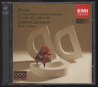 Günter Wand, David Zinman - Mozart Klavierkonzerte KV 466, 467, 488 & 595 (CD)
