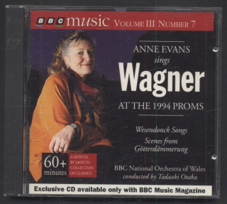 Wagner - Anne Evans, BBC National Orchestra Of Wales, Tadaaki Otaka - Anne Evans Sings Wagner At The 1994 Proms: Wesendonck Songs / Scenes From Götterdämmerung (CD)