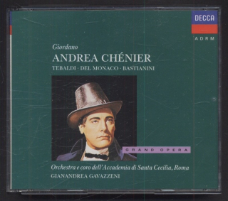 Giordano - Tebaldi, Del Monaco, Bastianini, Orchestra E Coro Dell'Accademia di Santa Cecilia, Roma, Gianandrea Gavazzeni - Andrea Chénier (2CD)