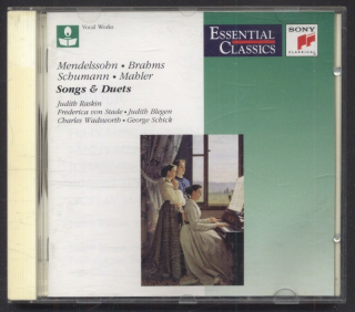 Mendelssohn / Brahms / Schumann / Mahler, Judith Raskin, Frederica von Stade, Judith Blegen, Charles Wadsworth, George Schick -  Songs & Duets (CD)