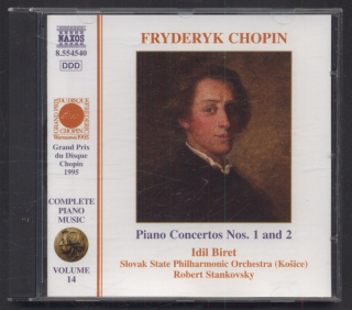 Fryderyk Chopin, Idil Biret, Slovak State Philharmonic Orchestra, Košice - Piano Concerto Nos. 1 And 2 (CD)