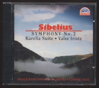 Jean Sibelius  Prague Radio Symphony Orchestra, Vladimír Válek - Symphony No.2 / Karlia Suite - Valse Triste (CD)