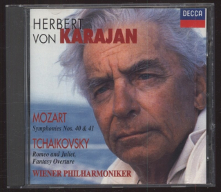 Mozart, Tchaikovsky - Herbert von Karajan, Wiener Philharmoniker - Symphonies No.40 & 41, Romeo And Juliet (CD)