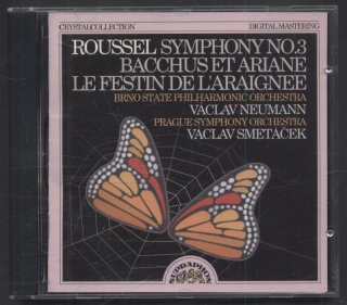 Roussel, Václav Neumann, Václav Smetáček, The Brno State Philharmonic Orchestra, The Prague Symphony Orchestra - Symphony No. 3 / Bacchus et Ariane / Le Festin de L'Araignee (CD)