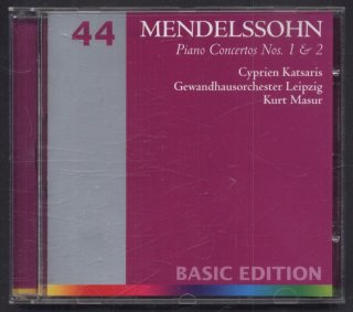 Mendelssohn / Cyprien Katsaris, Gewandhausorchester Leipzig, Kurt Masur - Piano Concertos Nos. 1 & 2 (CD)