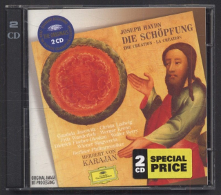 Joseph Haydn - Gundula Janowitz, Christa Ludwig, Fritz Wunderlich, Werner Krenn, Dietrich Fischer-Dieskau, Walter Berry / Wiener Singverein, Berliner Philharmoniker, Herbert von Karajan - Die Schöpfung = The Creation = La Création (2CD)