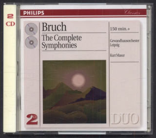 Bruch, Gewandhausorchester Leipzig, Kurt Masur - The Complete Symphonies (2CD)