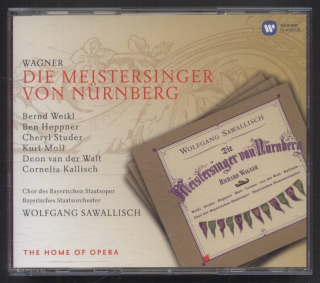 Richard Wagner, Bernd Weikl, Ben Heppner, Cheryl Studer, Kurt Moll, Deon van der Walt, Cornelia Kallisch, Chor Des Bayerischen Staatsoper, Bayerisches Staatsorchester, Wolfgang Sawallisch - Die Meistersinger Von Nürnberg (4CD)