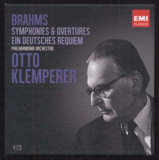 Johannes Brahms - Philharmonia Orchestra, Otto Klemperer - Symphonies & Overtures / Ein Deutsches Requiem (4CD)