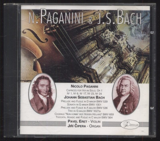 N. Paganini & J. S. Bach / Pavel Eret, Jiří Čipera - Paganini and Bach (CD)