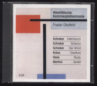 Westfälische Kammerphilharmonie, Frieder Obstfeld - Schreker / Krása / Haas / Martinů - Franz Schreker - Hans Krása - Pavel Haas - Bohuslav Martinů (CD)