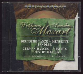 Wolfgang Amadeus Mozart - Deutsche Tänze - Menuette Ländler / German Dances - Minuets Country Dances Classica D'Oro - 1516.2046-2 (CD)