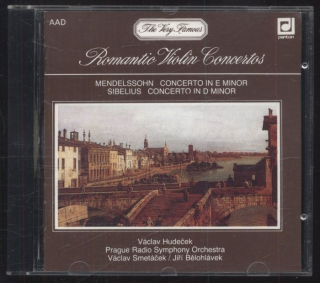 Mendelssohn, Sibelius, Václav Hudeček, Prague Radio Symphony Orchestra, Václav Smetáček, Jiří Bělohlávek - Romantic Violin Concertos (CD)