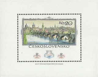2333A - Stará praha - 60 let čs poštovní známky - PRAGA 1978