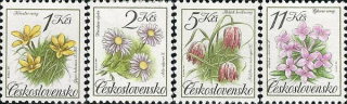 2990-2993 - Ochrana přírody - chráněná květena