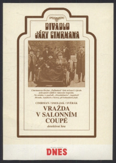 Divadlo Járy Cimrmana : Vražda v salonním coupé (DVD)
