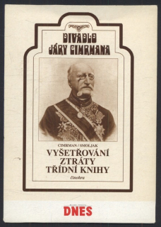 Divadlo Járy Cimrmana : Vyšetřování ztráty třídní knihy (DVD)