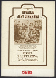 Divadlo Járy Cimrmana : Posel z Liptákova (DVD)