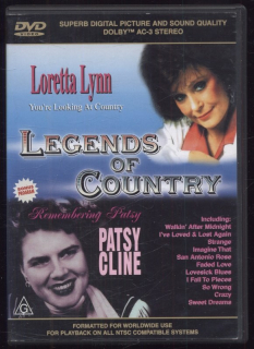 Legends of Country: Loretta Lynn - You're Looking At Country + Patsy Cline: Remembering Patsy (DVD)