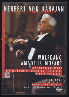 Wolfgang Amadeus Mozart, Herbert Von Karajan, Pope John Paul II, Wiener Philharmoniker, Wiener Singverein - Coronation Mass: High Mass Celebrated By Pope John Paul II (DVD)