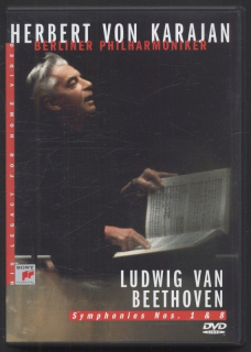 Herbert von Karajan, Berliner Philharmoniker - Ludwig Van Beethoven Symphonies Nos. 1 & 8 (DVD)