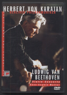 Beethoven / Karajan, A.-S. Mutter, Berliner Philharmoniker - Violin Concerto (DVD)