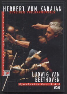 Herbert von Karajan, Ludwig van Beethoven, Berliner Philharmoniker - Symphonies Nos. 4 & 5 (DVD)