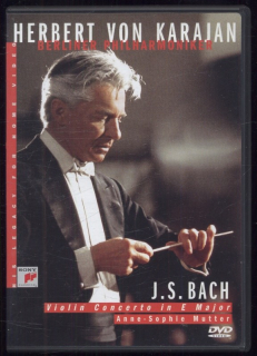 Herbert von Karajan, Berliner Philharmoniker, Anne-Sophie Mutter J. S. Bach Violin Concerto in E Major (DVD)