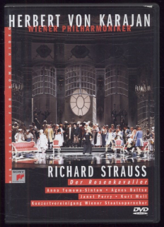 Richard Strauss, Herbert von Karajan, Wiener Philharmoniker, Konzertvereinigung Wiener Staatsopernchor, Anna Tomowa-Sintow, Agnes Baltsa, Janet Perry, Kurt Moll - Der Rosenkavalier (DVD)