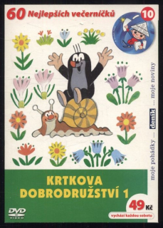 Krtkova dobrodružství 1 - 9 dílů (DVD)