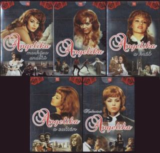 Angelika, markýza andělů; Nezkrotná Angelika; Angelika a král; Angelika a sultán, Báječná Angelika, (5DVD)