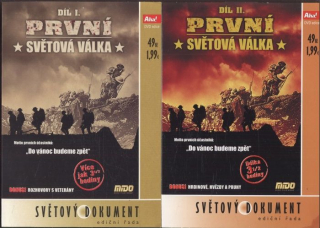 První světová válka - díl I. a II. (2DVD)