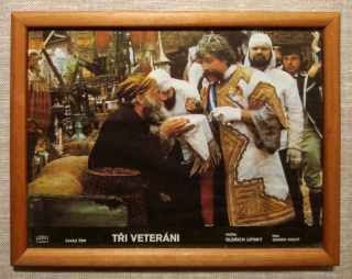 Filmová fotografie (fotoska) rámováno - Tři veteráni
