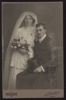 Portrét ženy a muže (Svatební fotografie)