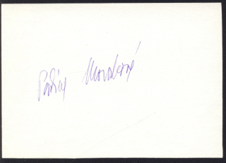 Pavlína Mourková (česká herečka 1965- ) autogram