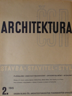 Architektura ČSR 2 / 1945 (jedno číslo)