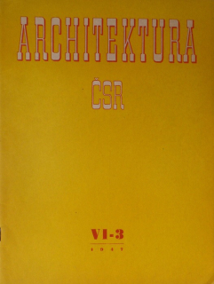 Architektura ČSR VI-3 / 1947 (jedno číslo)