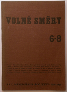 Volné směry 1938-1939/6-8 (jedno číslo)
